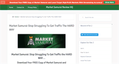 Desktop Screenshot of marketsamuraireviewhq.com