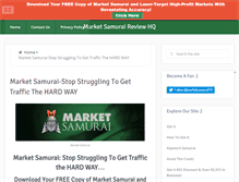 Tablet Screenshot of marketsamuraireviewhq.com